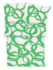 Bettwäsche Satin mit RV Kreise Grün
