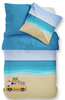 Bettwäsche Satin Wende Digitaldruck Beach Van mit RV